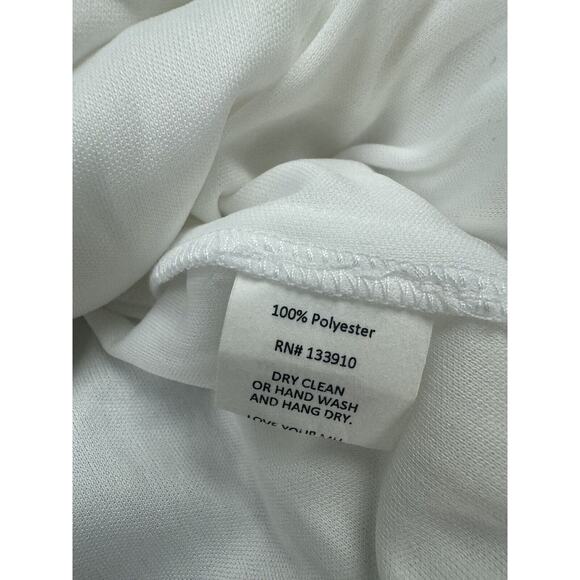 SHOW ME YOUR MUMU Juliet White Maxi Dress Bell Sleeves Sheer Bottom Revolve XS - Picture 7 of 9